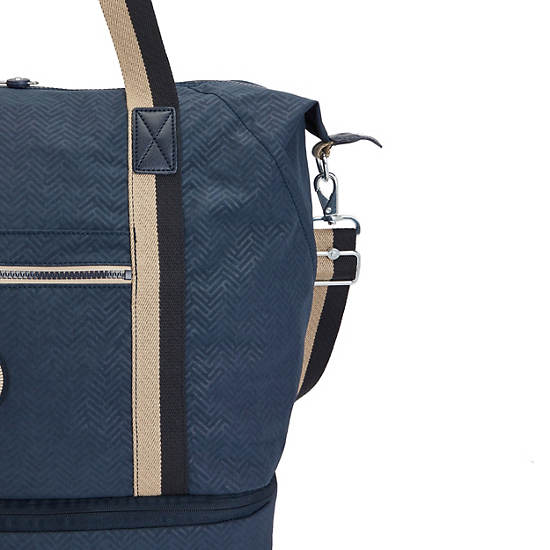 Sacs Fourre Tout Kipling Art M Weekender Printed Bleu | FR 1775JP